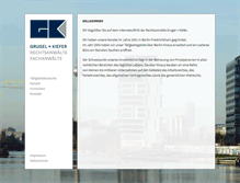 Tablet Screenshot of grugel-kiefer.de